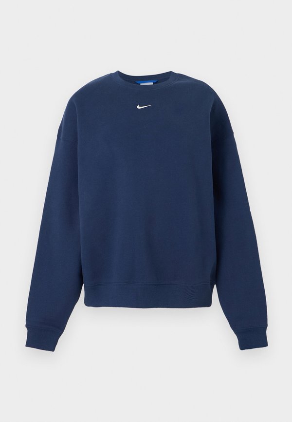 Nike Sportswear STUDIO FLEECE MEDIUM WEIGHT OVERSIZED CREW - Sweatshirt - midnight navy/sail