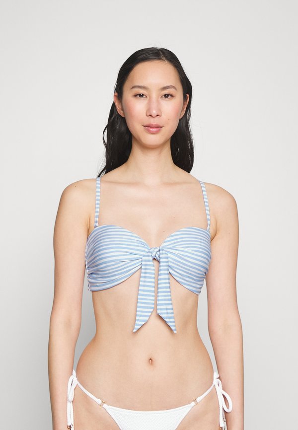 Seafolly SUMMER CRUSH TWIST TIE FRONT BANDEAU