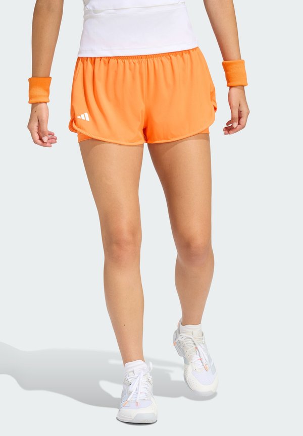 adidas Performance CLIMACOOL 2IN1 MATCH SHORTS - Sports shorts - pure orange