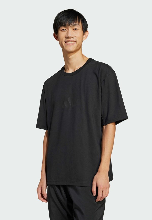 adidas Sportswear LOOSE FIT  - Print T-shirt - black