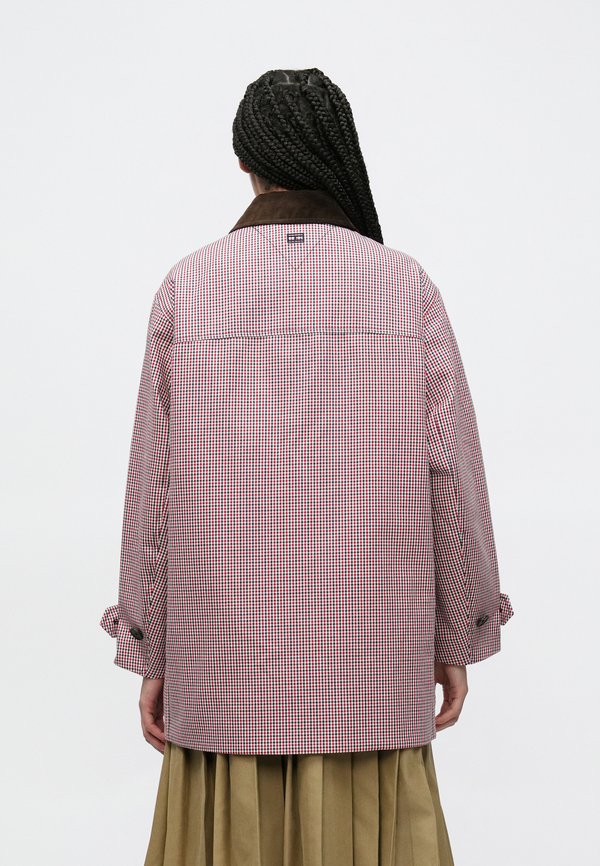 Tommy Hilfiger WATER REPELLENT CHECK OVERSIZED 2-IN-1 COAT