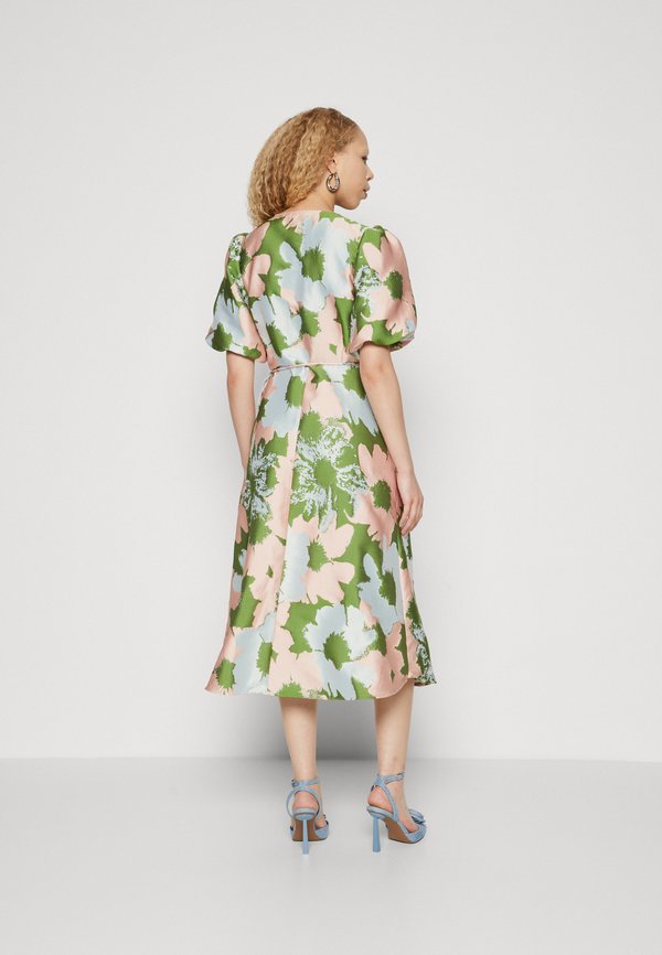 VILA VILOLLA MIDI WRAP DRESS