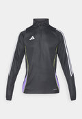 adidas Performance TIRO24 TRAINING TOP - Long sleeved top - black/purple rush