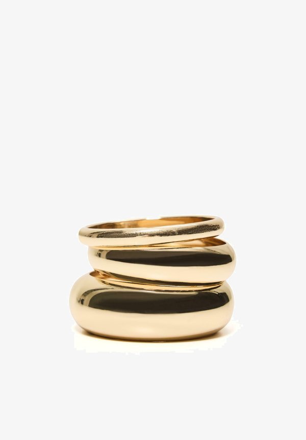 Bershka 3-PACK - Bracelet - gold-coloured