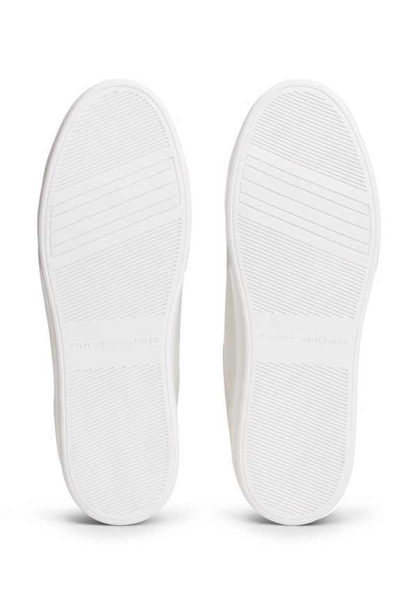 Tommy Hilfiger TH MONOGRAM LEATHER PLATFORM COURT TRAINERS