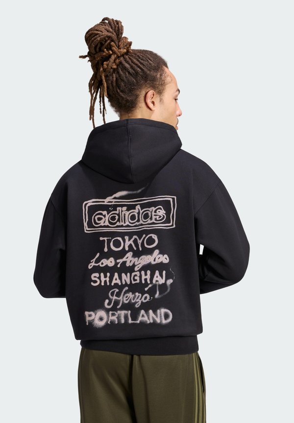 adidas Originals POWDER TONGUE H - Hoodie - black