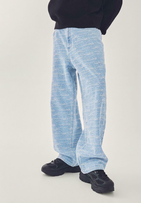 Bershka Relaxed fit jeans - light blue