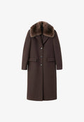 Mango Classic coat - schokolade