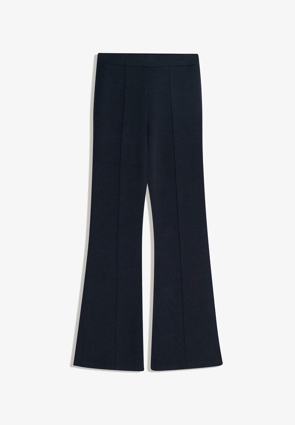 Bershka FLARE - Trousers - royal blue