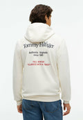 Tommy Hilfiger TOMMY HILFIGER BACK GRAPHIC TERRY ZIP-THRU HOODY - Zip-up sweatshirt - ivory petal