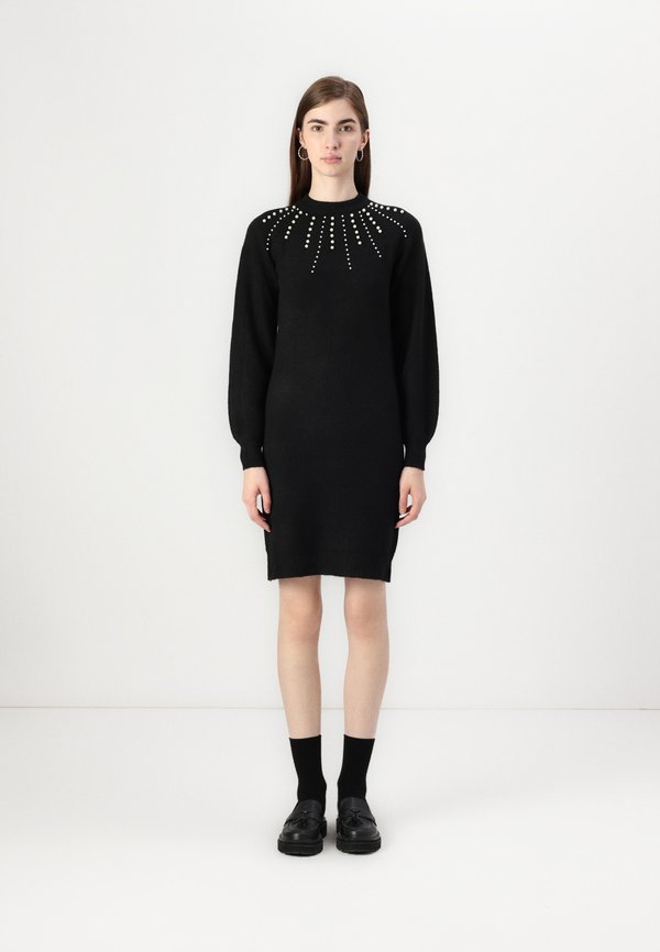 VILA VILINNEA O NECK PEARL DRESS
