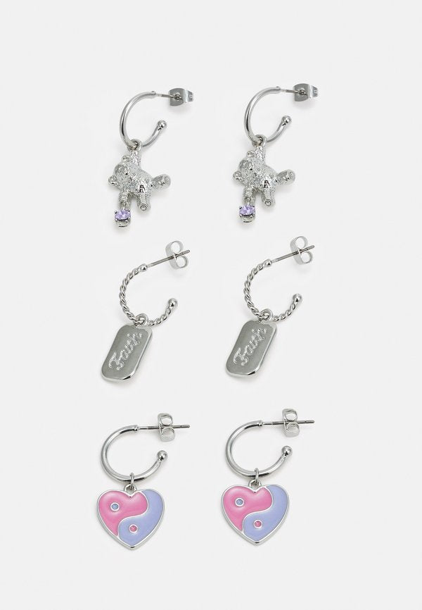 Pieces PCGITTE EARRINGS 3 PACK