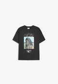 Bershka MADISON BEER T-SHIRT - Print T-shirt - dark grey