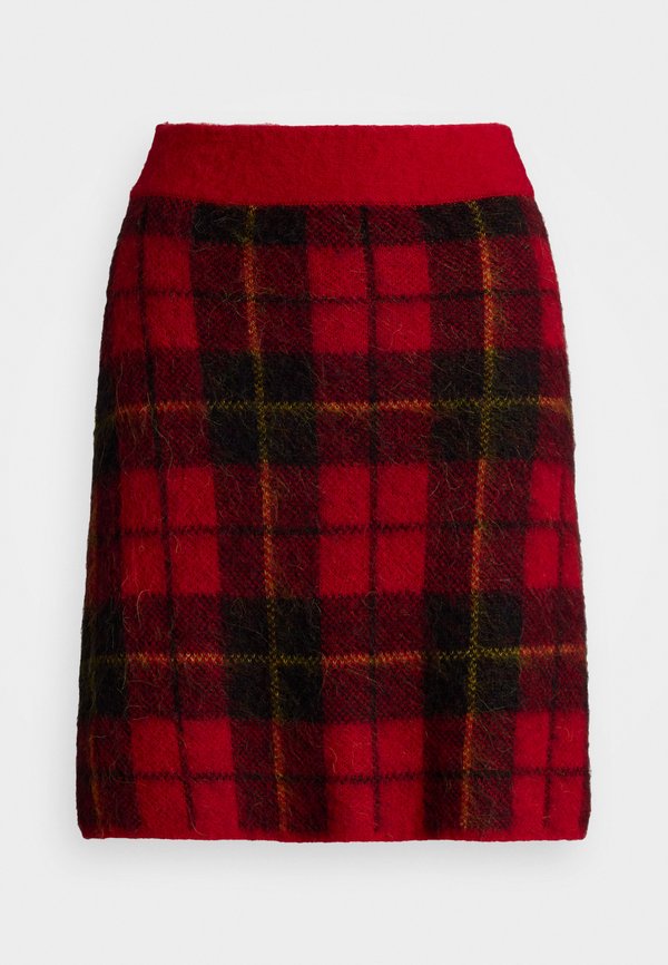 Polo Ralph Lauren PLAID ALPACA-BLEND MINISKIRT
