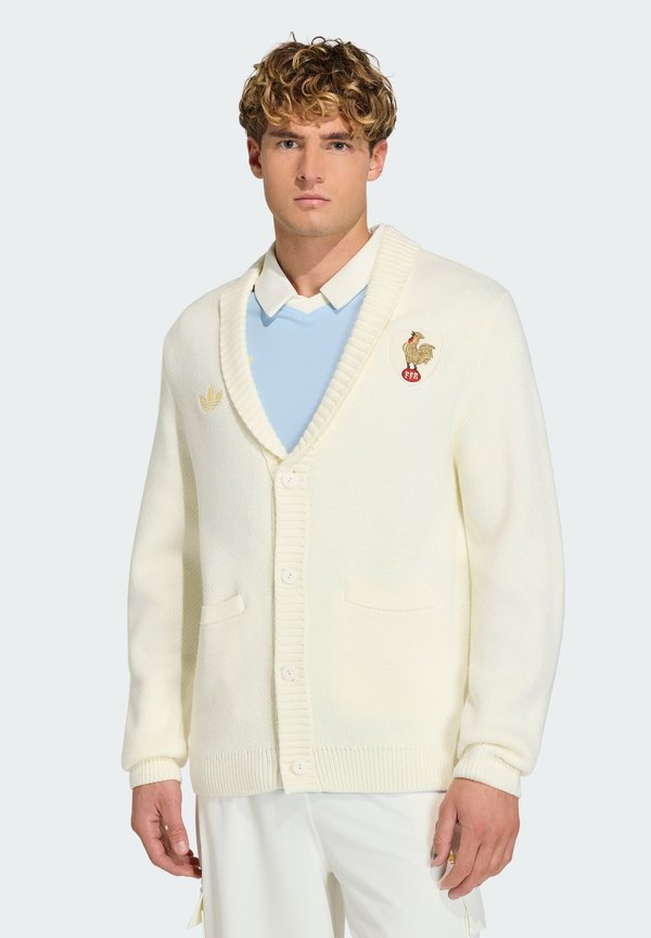 adidas Performance FRANCE RUGBY 120 YEARS - Cardigan - off white