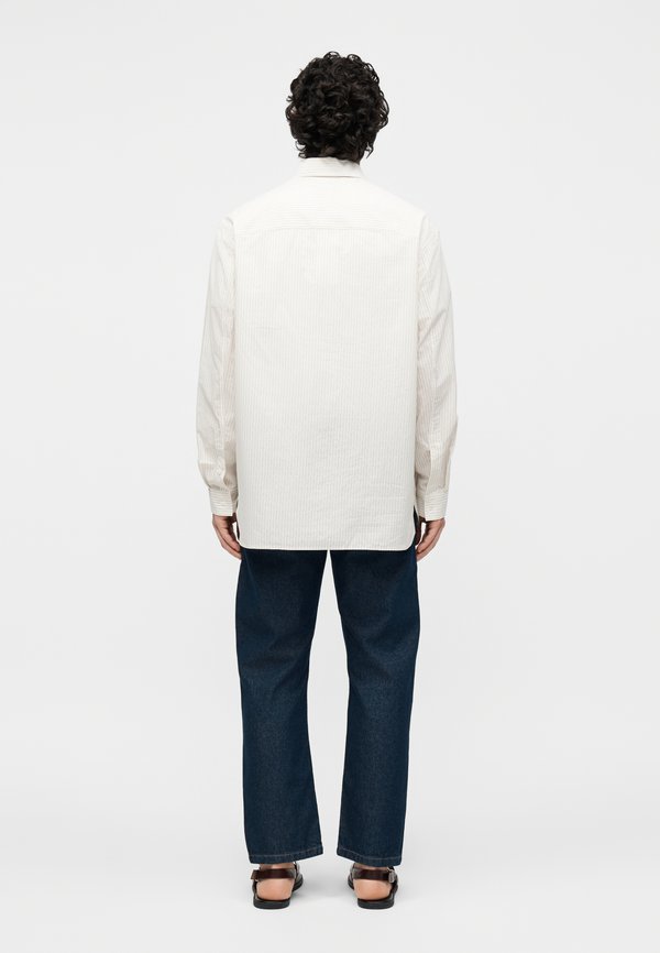 Maison Kitsuné STRIPED OVERSIZE SHIRT