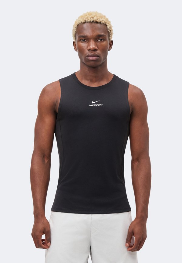 Nike Performance TANK - Top - black/white