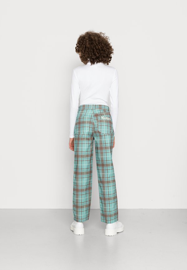 Kickers Classics CHECK DRILL STRAIGHT LEG TROUSER