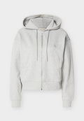 Calvin Klein Jeans MONOGRAM RELAXED  - Zip-up sweatshirt - heroic grey heather