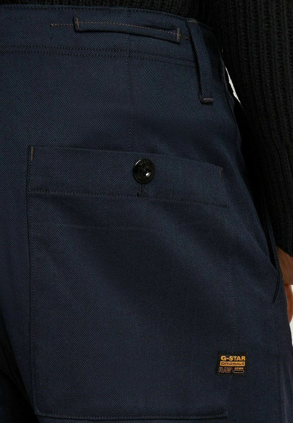 G-STAR PLEATED CHINO RELAXED TAPERED