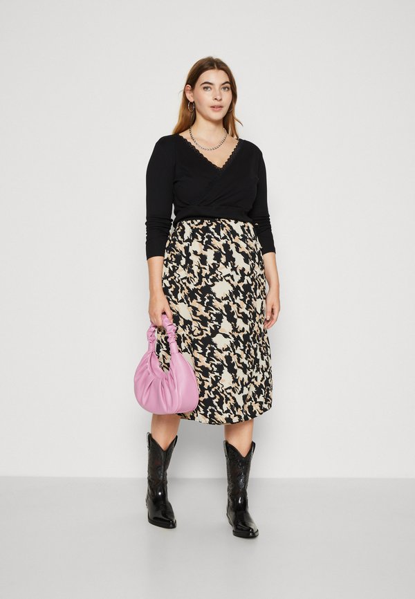 Vero Moda Curve VMCNORA CALF TIE SKIRT