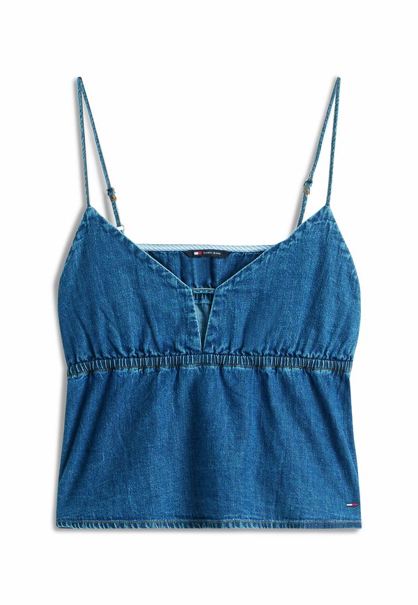 Tommy Jeans CHAMBRAY SPAGHETTI STRAP  V-NECK