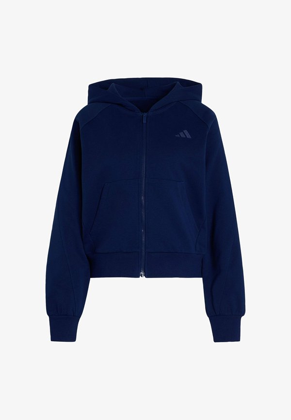 adidas Sportswear ADIDAS SPORTSWEAR W AK SL FZ HD - Zip-up sweatshirt - dark blue