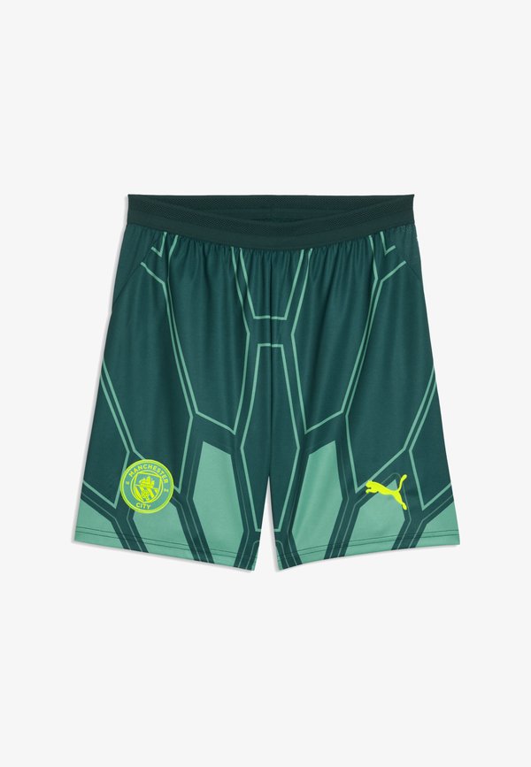 Puma MANCHESTER CITY 26/27 TORWARTSHORTS - Sports shorts - vibrant green-varsity green