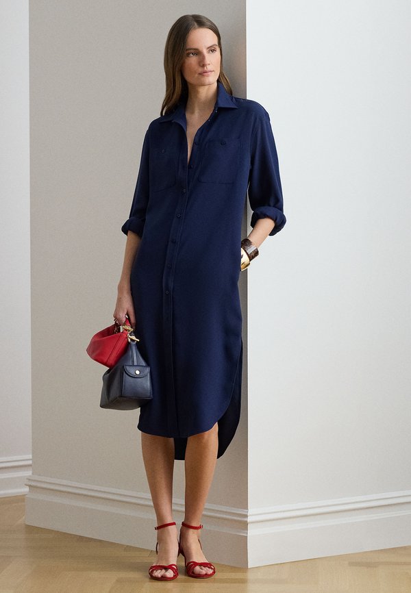 Lauren Ralph Lauren DOUBLE-FACED GEORGETTE SHIRTDRESS