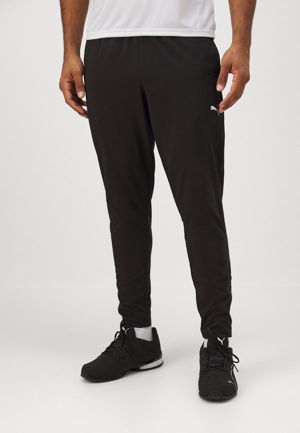 Puma M TAD ESSENTIALS TAPERED PANT - Tracksuit bottoms - black