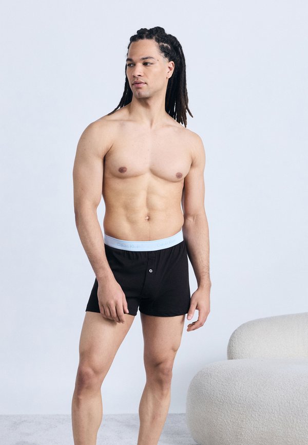 Calvin Klein Underwear TRADITIONAL 3 PACK - Boxer shorts - black/punch pink