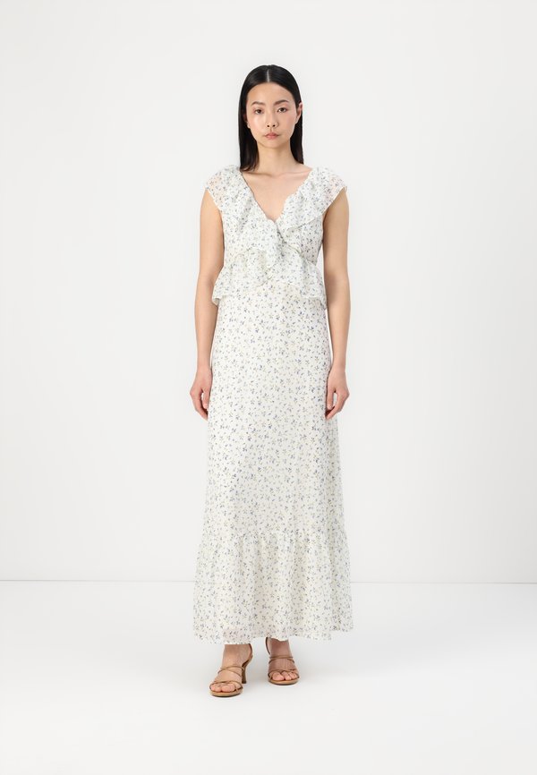 VILA VIMONE MAXI FLOUNCE DRESS