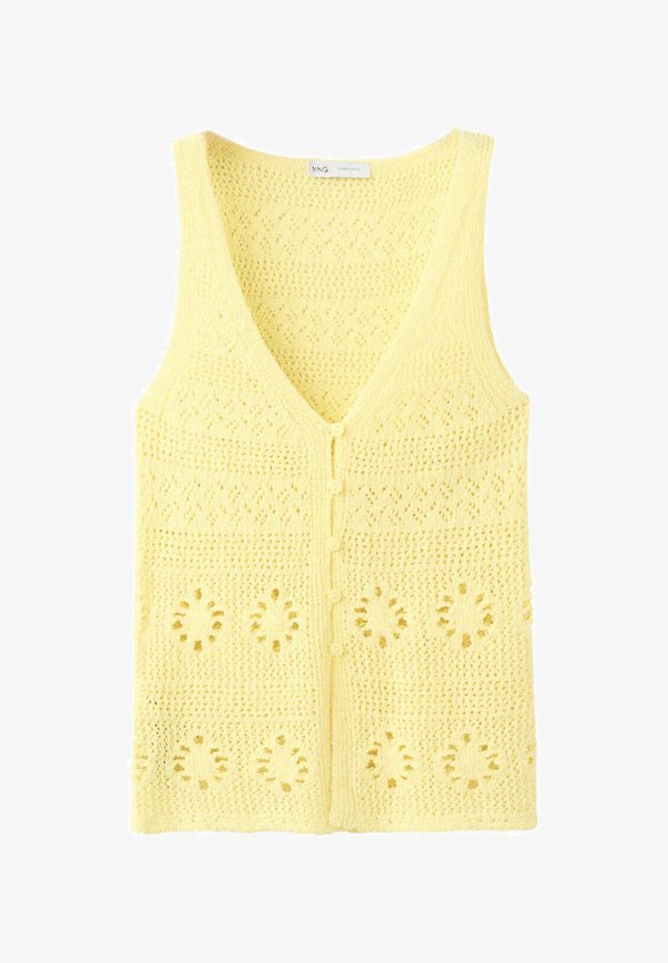 Mango ADULT - Waistcoat - yellow