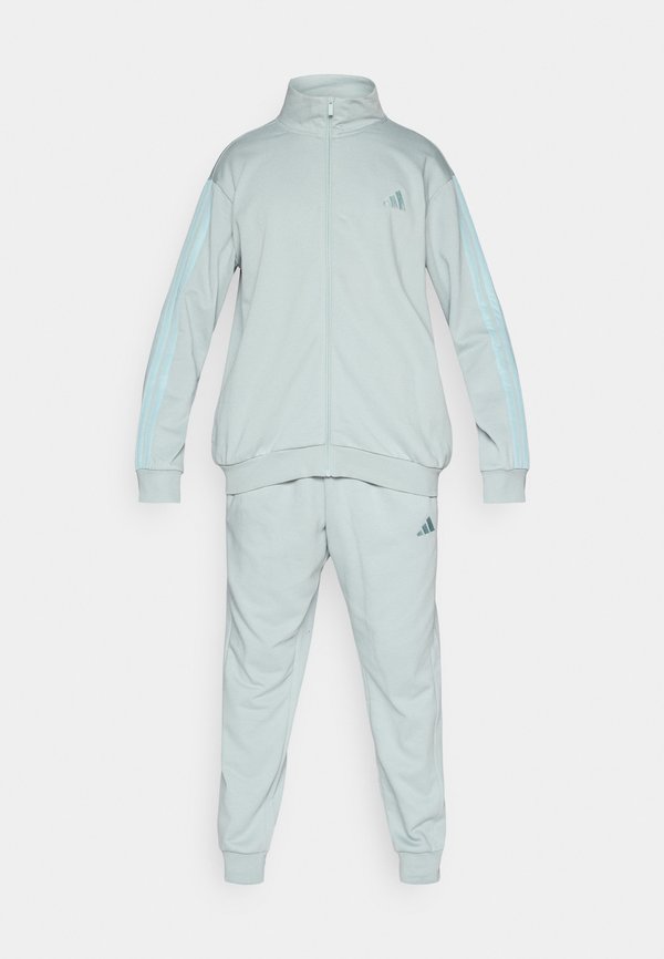 adidas Sportswear 3 STRIPES - Tracksuit - sage