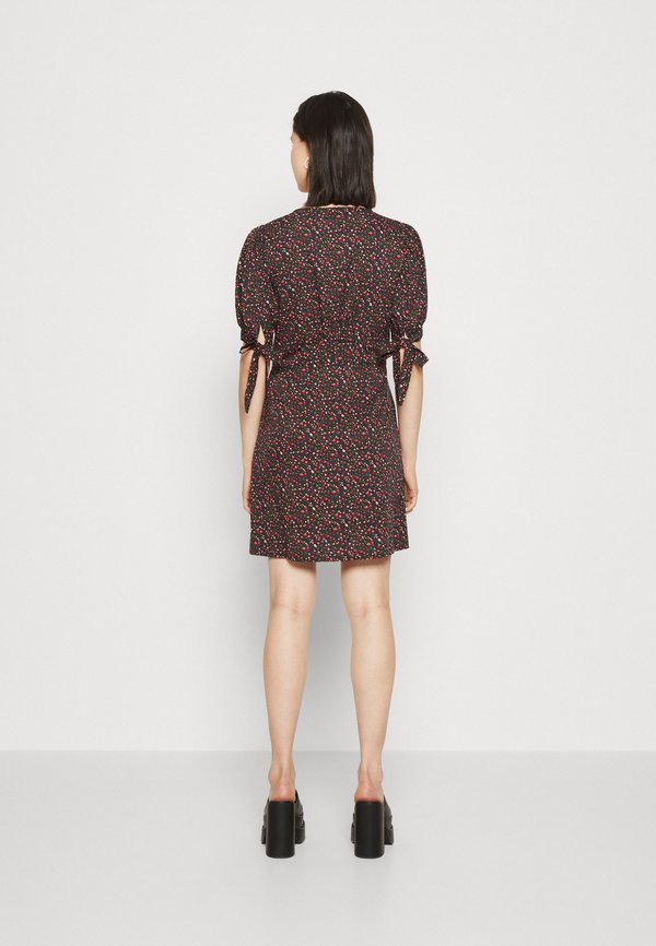 JDY JDYNICOLE TIE SLEEVE SHORT DRESS