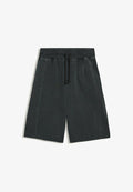 Bershka BAGGY - BERMUDA JORTS - Shorts - dark grey