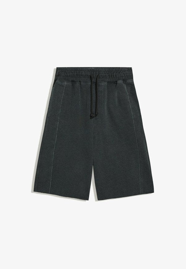 Bershka BAGGY - BERMUDA JORTS - Shorts - dark grey