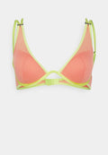 KARL LAGERFELD SHEER STRAPPY DEMI CUP BRA