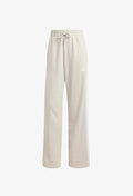 adidas Sportswear ESSENTIALS 3 STRIPES OPEN HEM PANTS - Tracksuit bottoms - alumina white