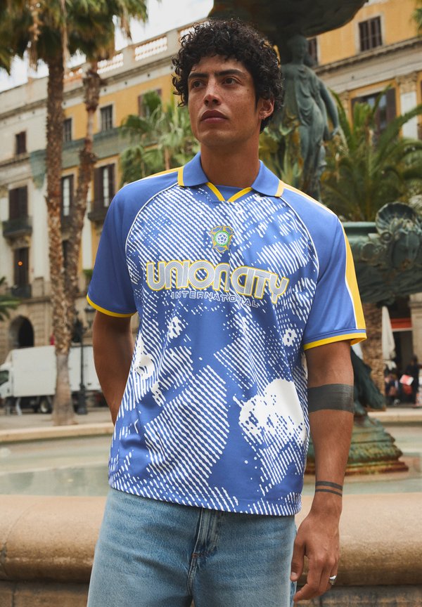 Bershka FOOTBALL WORD CUP BRAZIL - TSHIRT - Polo shirt - dark blue