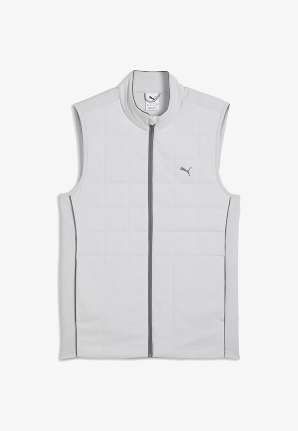 Puma CLOUDSPUN FLEECE HYBRID GOLFWESTE - Waistcoat - platino gray