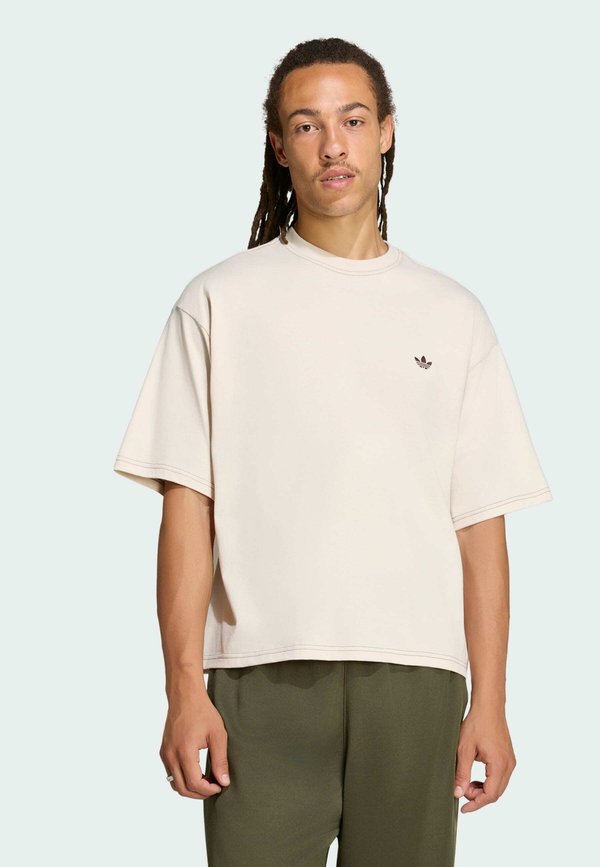 adidas Originals CONTRAST OVERSIZED TEE - Basic T-shirt - white