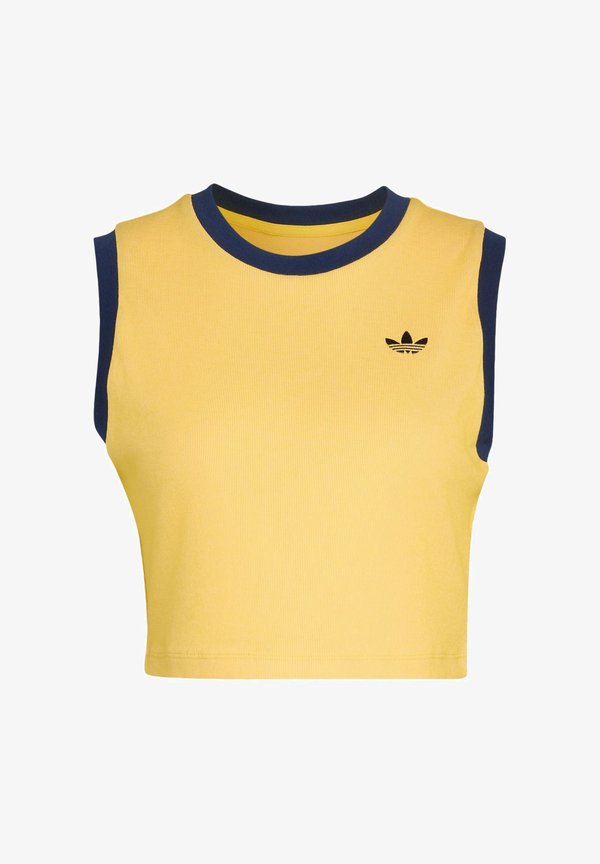adidas Originals ADIDAS ORIGINALS HEATHER TANK - Top - warm vanilla/night indigo