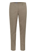 Matinique MALAS - WOOL BLEND SUIT PANTS - BELT STRAPS - STRAIGHT LEG