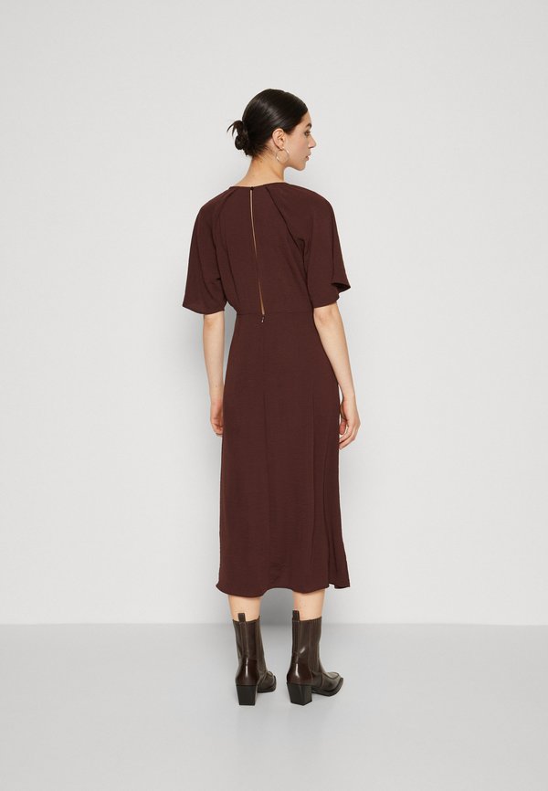 JDY JDYDIVYA RUCHING MIDI DRESS