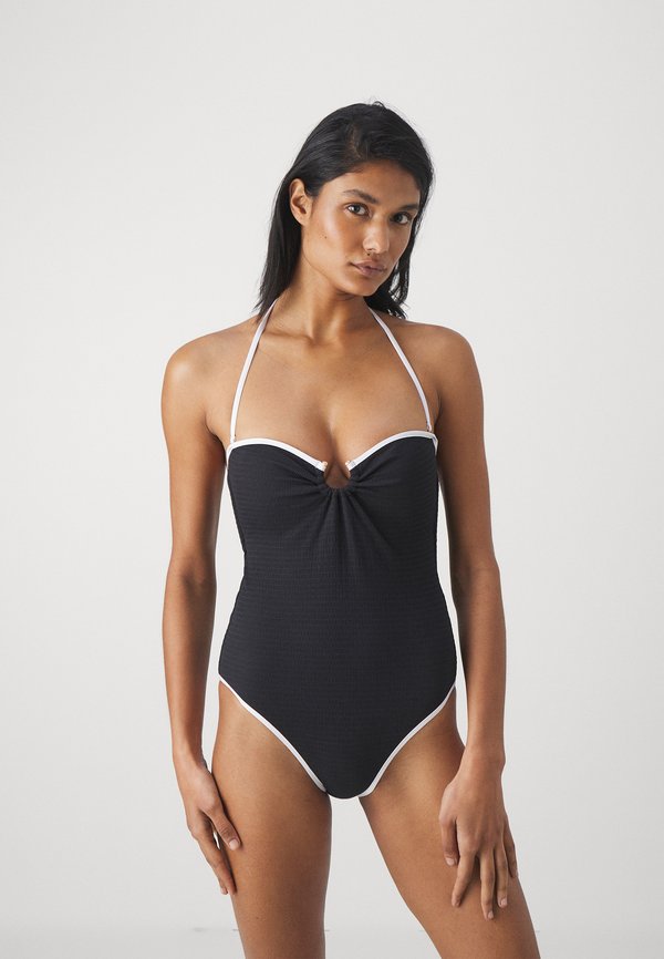 Seafolly BEACH BOUND RING FRONT BANDEAU ONE PIECE