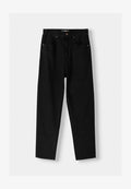 Bershka LOOSE - Jeans Tapered Fit - black
