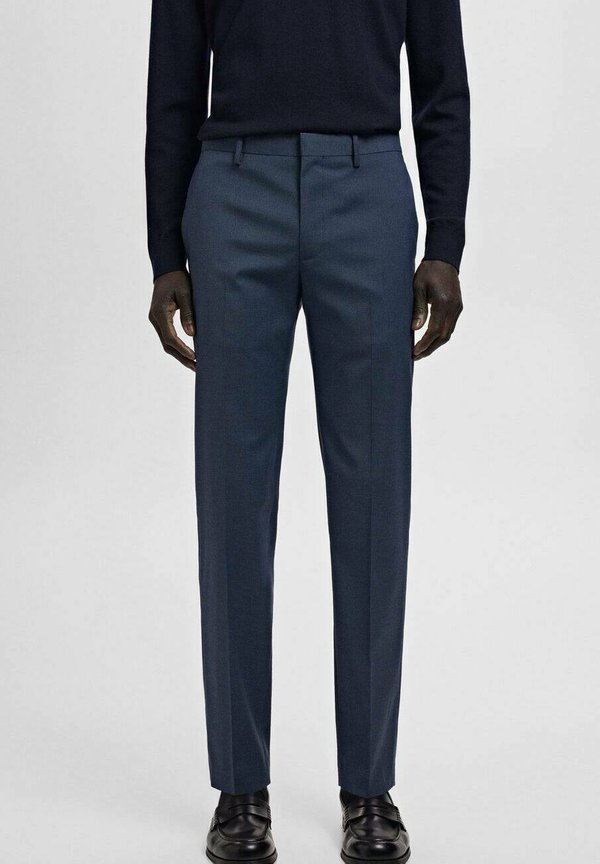 Mango Suit trousers - ink blue