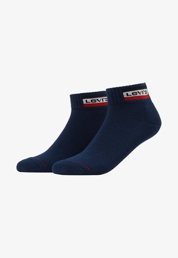 Levi's® MID CUT LOGO 2 PACK - Socks - dress blues