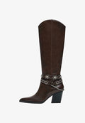 Bershka Cowboy/Biker boots - brown